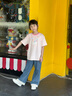 俞兆林（YUZHAOLIN）女童短袖t恤兒童T恤寶寶短袖衣服純棉女童夏裝童裝 海洋項鏈 曬單實(shí)拍圖