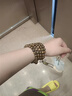 小木緣生 綠檀手串檀香木沉水老料佛珠木手串男手鏈男女多圈念珠毛衣鏈 8MM*108顆 曬單實拍圖