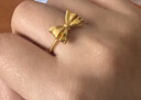 金至福蝴蝶結(jié)黃金戒指在逃公主足金戒指計(jì)價(jià)送老婆送女友七夕情人節(jié)禮物 約0.9克（多退少補(bǔ)-10號(hào) ） 曬單實(shí)拍圖