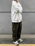 JEEP SPIRIT吉普休閑褲男秋季戶外工裝褲防水沖鋒褲寬松褲子男百搭男褲 曬單實拍圖
