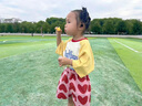 LUSON小O寶童裝寶寶短褲女寬松2025夏季新款女童滿印薄款五分褲子 曬單實拍圖