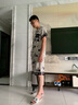 路讓宋男士睡衣夏季冰絲短袖套裝2025年夏天男式薄款大碼仿真絲家居服 卡通睡衣套裝 XL 【推薦115-135斤】 曬單實拍圖