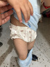 9i9寶寶內褲嬰兒面包褲純棉男女兒童三角短褲2條裝F29彩虹+色塊100 曬單實(shí)拍圖