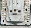 羅格朗（LEGRAND） 開關(guān)插座面板 五孔插座暗裝電源套裝 畫采白色五孔10只裝 插座 曬單實拍圖
