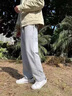 安踏運(yùn)動(dòng)褲男2025秋季新款直筒寬松休閑衛(wèi)褲子男款青少年純棉潮流長褲 灰色【常規(guī)直筒-拉鏈口袋】 L /175(120-140斤） 曬單實(shí)拍圖