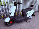 綠源電動(dòng)摩托車(chē)旋風(fēng)【續(xù)航100km-6塊鉛酸電池-1200W電機(jī)】液壓減震29L大容量座桶 液冷電機(jī)質(zhì)保十年 白 曬單實(shí)拍圖