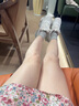 卡帕（Kappa）官方背靠背女鞋透氣老爹鞋子女夏季新款運(yùn)動(dòng)小白鞋女奶茶粉  38 曬單實(shí)拍圖