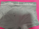 Calvin Klein內衣【明星同款】25春夏男士三條裝提花棉質(zhì)防夾臀內褲男NB4392 VWS-字母藍/風(fēng)暴藍/碧泉綠 3條 L 曬單實(shí)拍圖