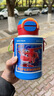 杯具熊（BEDDYBEAR）保溫杯兒童水杯寶寶保溫杯水杯雙飲口316不銹鋼保溫杯吸管杯水壺 開口笑系列-超級(jí)飛俠樂迪 600ml 曬單實(shí)拍圖