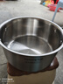 九陽(yáng)（Joyoung）316L不銹鋼湯鍋原木湯鍋燉鍋可視鍋蓋22cm電磁爐明火通用 曬單實(shí)拍圖