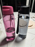 特百惠（Tupperware）樂活750ML塑料杯夏季男女學(xué)生運動水杯子大容量便攜雙飲 都市灰 曬單實拍圖