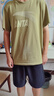 安踏夏季套裝男士2025新款青少年男裝帥氣學生潮流套裝穿搭一整套 -7煙青綠【套裝】 XL/180 適合140-160斤 曬單實拍圖