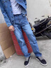 吉普（JEEP）美國正品Jeep高端牛仔褲男士夏季新款寬松百搭彈力直筒牛仔長褲 藍色 薄款 【官方正品】 33 推薦145-155斤 曬單實拍圖