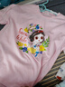 G.DUCKKIDS兒童長(cháng)袖t恤衣服童話(huà)公主2024夏款韓版女童冰絲薄款防曬網(wǎng)紗上衣 森林白雪粉紅色 130 適合身高120-130cm年齡7-8歲 曬單實(shí)拍圖