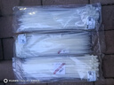HAILE尼龍?jiān)鷰Юυ壴鷰г€理線束線帶自鎖式扎帶4.6*300mm 中號(hào)白色100根ZD-30-100 曬單實(shí)拍圖