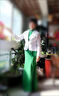 高端旗袍新款2025年無袖魚尾時尚高彈力帶披風走秀禮儀長款演出女 綠色 2XL 曬單實拍圖