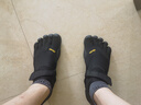 Vibram五指鞋 晨跑夜跑赤足鞋輕便透氣跑步鞋健身休閑運動鞋KSO 黑色（男款） 43 曬單實拍圖