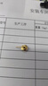 中國黃金玫瑰黃金耳釘女18K金耳飾七夕情人節(jié)禮物送女友老婆生日實用高級 18K黃金玫瑰花耳釘【愛心禮盒】 曬單實拍圖