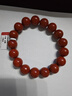 石玥珠寶收藏級12-13mm涼山南紅瑪瑙手串轉(zhuǎn)運珠手鏈男女士款 水晶瑪瑙 曬單實拍圖
