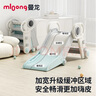曼龍兒童滑梯可折疊收納家用室內(nèi)游樂(lè)場(chǎng)滑滑梯生日物 宇航員-比爾綠 曬單實(shí)拍圖