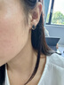 氣質(zhì)名媛黑色鋯石三角耳釘女個(gè)性高級(jí)感2025新款爆款輕奢小眾耳飾 黑色三角形耳釘 925銀針 曬單實(shí)拍圖