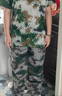 皚虎純棉軍訓(xùn)服套裝男女迷彩服夏季薄款學(xué)生軍訓(xùn)服裝迷彩服工作服 曬單實(shí)拍圖