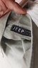 JEEP SPIRIT吉普短袖襯衫男士亞麻襯衣五分袖男裝商務(wù)休閑外套 淺軍綠  XL  曬單實(shí)拍圖