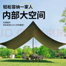 TANXIANZHE探險(xiǎn)者黑膠天幕戶外露營(yíng)超大防曬遮陽(yáng)棚便攜式露營(yíng)裝備 曬單實(shí)拍圖
