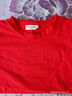純棉短袖t恤女新款夏裝韓系寬松圓領(lǐng)休閑薄款大碼學(xué)生上衣體恤衫 大紅【純色】 XL碼【建議115-125斤】 曬單實(shí)拍圖