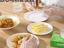 美麗雅一次性手套食品級(jí)200只廚房洗碗家務(wù)兒童做飯菜塑料盒裝式手套 曬單實(shí)拍圖