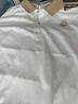 凡迪時(shí)尚（FANDISS）夏季polo衫冰絲高端刺繡半袖polo衫男士修身短袖撞色商務(wù)polo衫 白色 2XL 140-165斤 曬單實(shí)拍圖