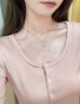 DRIG鉆石銀項(xiàng)鏈女2025新款莫桑鉆精致輕奢小眾高感級(jí)送女朋友生日禮物 一克拉雪花項(xiàng)鏈+精致品牌禮盒 曬單實(shí)拍圖