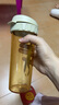 特百惠（Tupperware）茶韻500ML塑料杯男女士學生夏季運動水杯子戶外便攜大容量 奶茶棕 曬單實拍圖