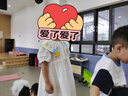 MQDMINI童裝兒童裙子女童連衣裙夏季短袖寶寶衣服 仰望星空本白 140 曬單實(shí)拍圖