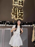 鏡莎裙子女夏季2025新款條紋襯衫連衣裙韓系穿搭獨(dú)特漂亮絕美學(xué)生短裙 淺藍(lán)色 均碼 【可備注碼數(shù)】 曬單實(shí)拍圖