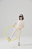 moonkids女童速干裙褲秋季兒童打底褲假兩件瑜伽運動褲子女孩網(wǎng)球訓練長褲 2220粉色速干裙褲 110 cm 曬單實拍圖