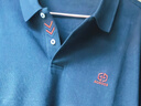 春夏短袖T恤男加肥加大碼翻領(lǐng)polo衫肥佬休閑胖子純色半袖打底衫 寶藍(lán)色 JDA66/21110 5XL 【200-220斤】 曬單實(shí)拍圖