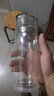 竹海豚高檔水晶雙透明茶杯層玻璃杯車載耐高溫泡茶隔熱防爆大容量水杯 [水晶款+304茶隔] 500ml [雙層隔熱加厚+最后一小時(shí)] 曬單實(shí)拍圖