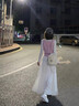 凡小如白色半身裙子女夏季2025新款大碼蛋糕裙遮肉顯瘦溫柔風a字長裙 白色 L 【建議110-122斤】 曬單實拍圖