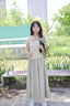 G.DUCKKIDS小黃鴨童裝親子裝夏季套裝2025新款兒童洋氣夏裝大童山本褲母女裝 綠色【套裝】 160 (建議145-155cm 9-10周歲） 曬單實拍圖