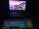 聯(lián)想（Lenovo）GK10機械鍵盤 全鍵熱插拔 20種背光燈效 游戲辦公電腦鍵盤 極光系列有線版 98配列 白色混光青軸 曬單實拍圖
