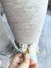 貓人女童打底褲九分春秋款外穿配裙子女孩連褲襪百搭長褲大童兒童褲子 灰色蝴蝶結(jié)-1條 140 【建議體重56-65斤】 曬單實拍圖