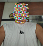 adidas透濕透汽耐磨力量訓練運動健身無袖背心男裝夏季阿迪達斯   奇跡礬土棕/黑色   XL 曬單實拍圖