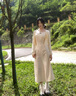 小野七天法式小香風(fēng)波點(diǎn)連衣裙女蝴蝶結(jié)白色純欲風(fēng)收腰顯瘦開衫兩件套 開衫短裙套裝 M 曬單實(shí)拍圖