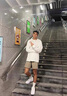 OEMG 重磅純棉長(zhǎng)袖t恤男女春夏季新款潮牌寬松大碼休閑內(nèi)搭打底衫體恤 白色 XL [建議120-135斤] 曬單實(shí)拍圖