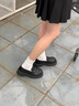 啄木鳥軟底小皮鞋女2025年春夏季新款英倫風(fēng)樂(lè)福鞋女jk制服休閑百搭單鞋 黑色 37 (235mm) 曬單實(shí)拍圖