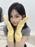 JCZS德國品牌洗碗手套廚房加厚耐磨橡膠加長(cháng)防水女士防護耐用家務(wù)清潔 掛繩款【粉/黃共2雙】加長(cháng)加厚( L 曬單實(shí)拍圖