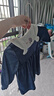 童泰女童連體秋季衣服裙子時(shí)尚長袖公主裙TS33Q337-DS 藍(lán)色 90cm  曬單實(shí)拍圖