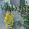 G.DUCKKIDS童裝兒童雨衣男童女孩幼兒園小孩小學(xué)生小童寶寶雨披連帽防雨衣 勇敢小恐龍【升級(jí)拉鏈+防水高領(lǐng) S 曬單實(shí)拍圖