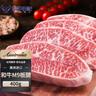 澳牛日記 和牛M9原切板腱牛排 凈重400g 進口牛扒雪花牛肉生鮮食材燒烤 曬單實拍圖